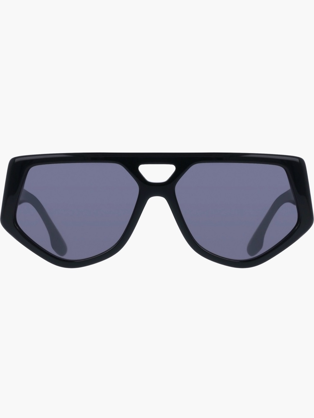 Victoria Beckham Black Frame Sunglasses with Gray Lenses